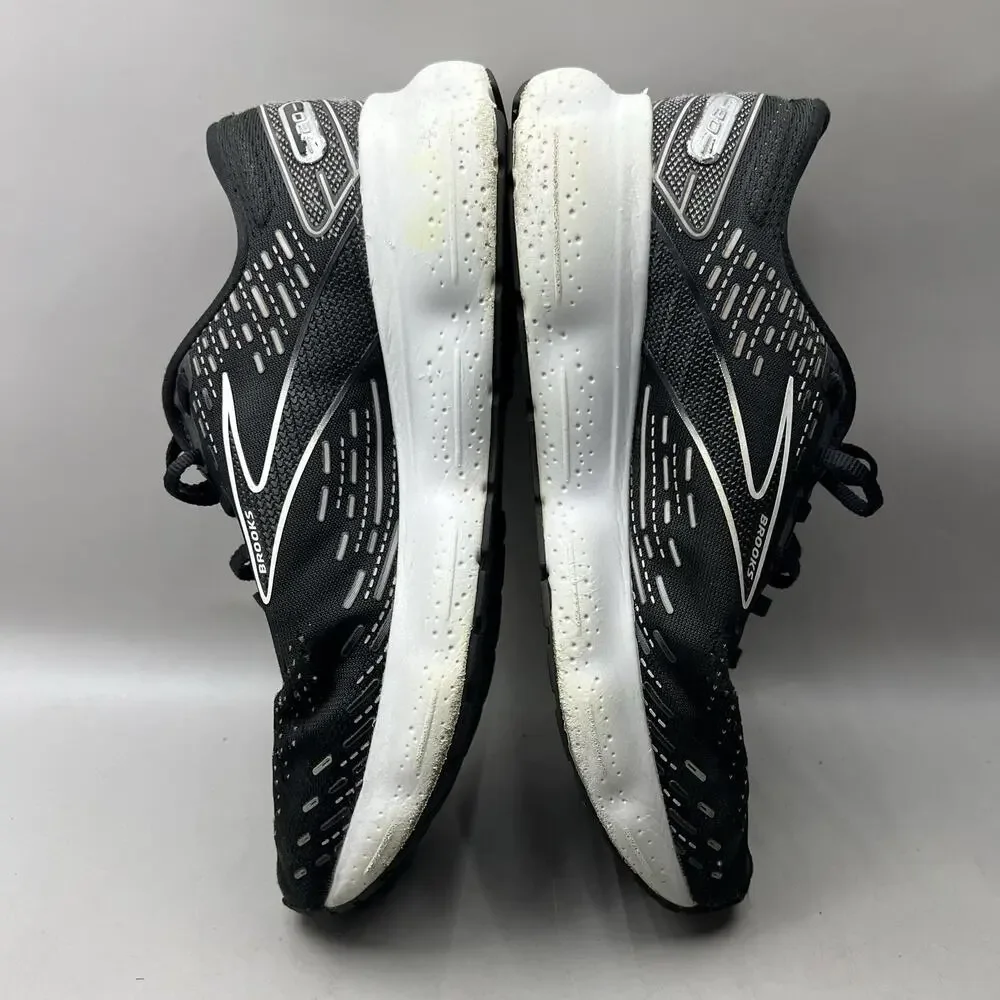 Brooks Glycerin 20 Running Shoes Women Size 9.5 D Black Mesh Comfort Sneakers